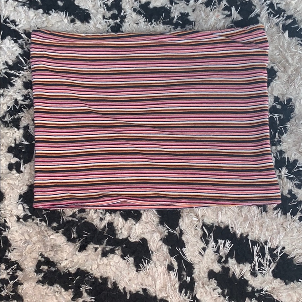 Brandy melville striped tube top